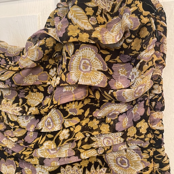 NWT FLORAL ONE STRAP MINI DRESS - Picture 6 of 6